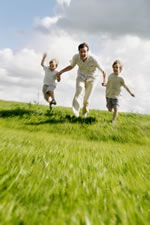 Family running