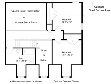 2nd Floor (Shed Dormer)